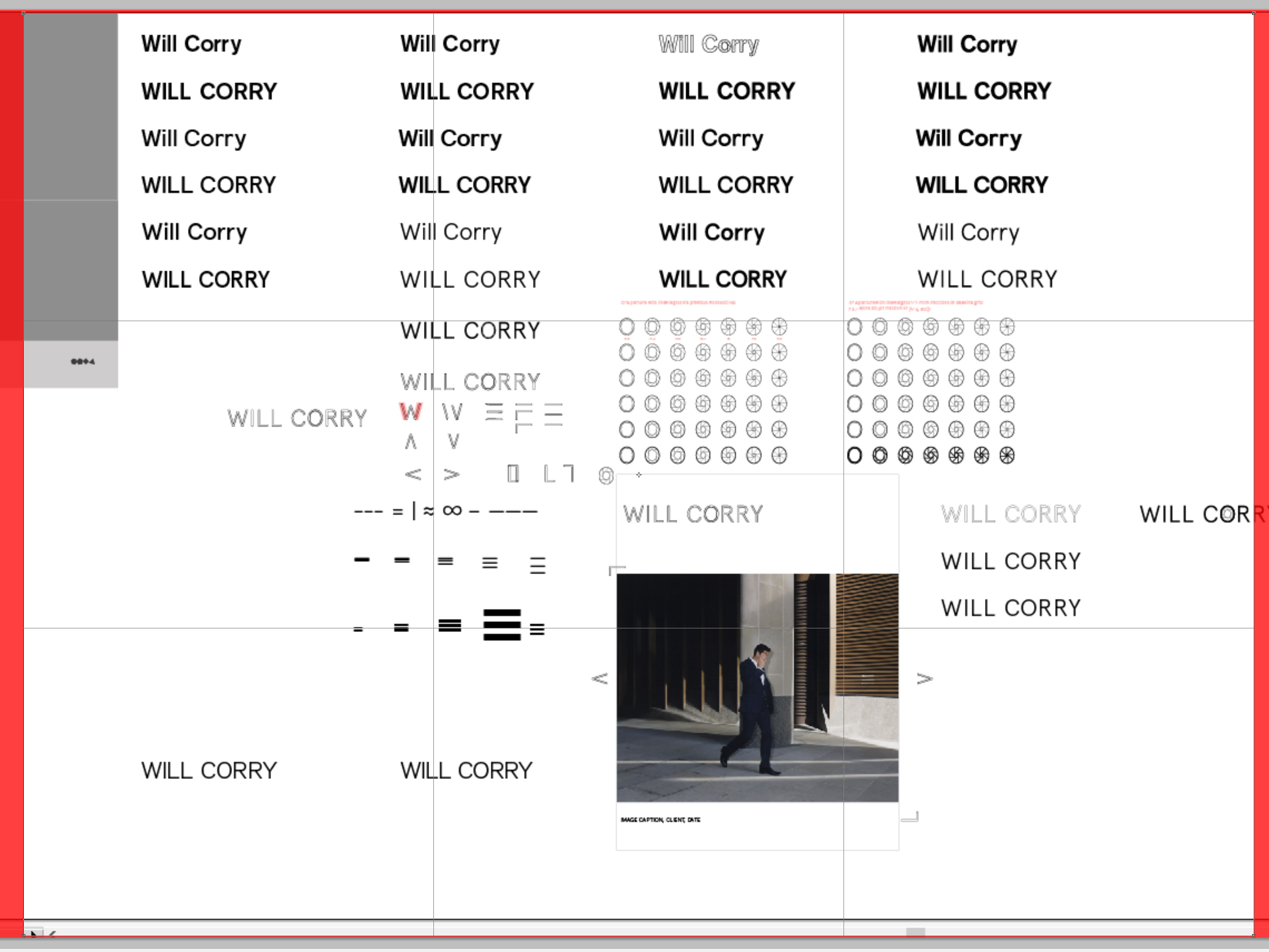 Initial sketches of graphic elements to pair back from.